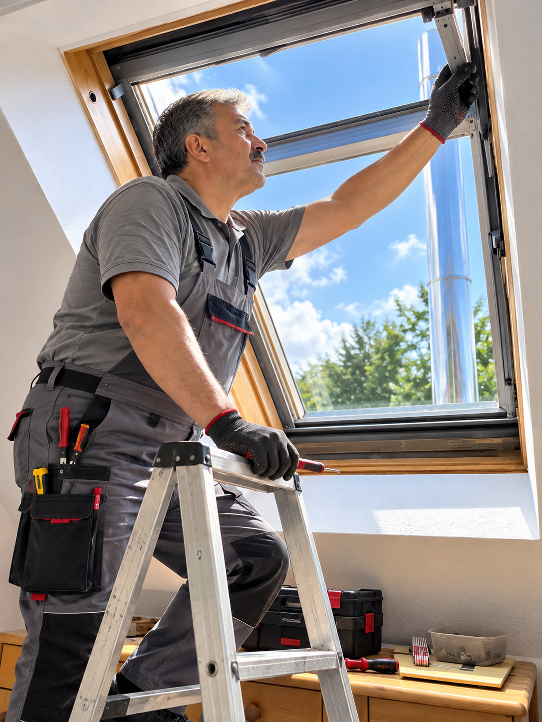 Dachfenster Reparatur und Wartung